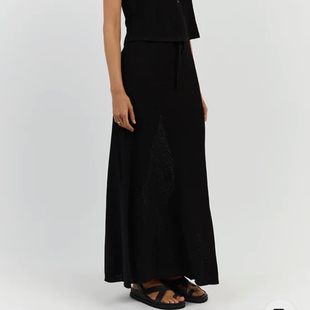 DISSH Black Maxi Skirt